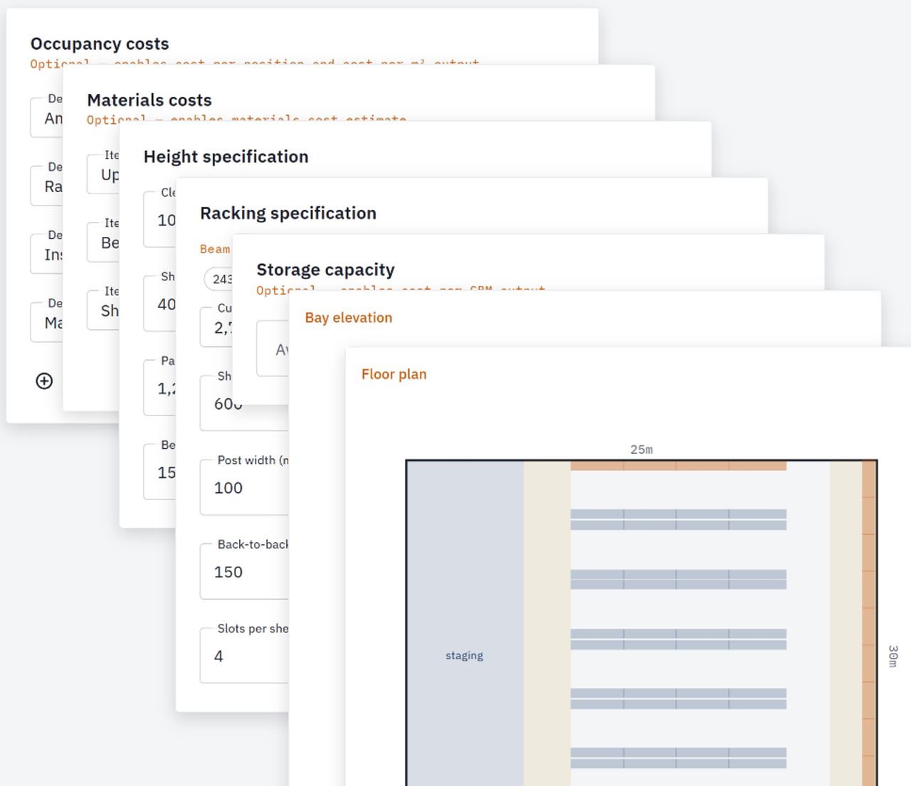 Warehouse Layout Designer Modelling and views